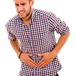 bolest břicha s chronickou prostatitidou